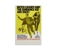 GSARUWEHRH Butch Cassidy And The Sundance Kid Poster Wall Art Canvas Cover Vintage Aesthetic Poster Decorative Painting for Living Room Bed Room 24x36inch(60x90cm) Unframe-style
