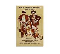 GSARUWEHRH Butch Cassidy And The Sundance Kid Poster Wall Art Canvas Cover Vintage Aesthetic Poster Decorative Painting for Living Room Bed Room 20x30inch(50x75cm) Unframe-style