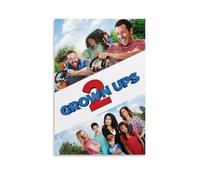 GSARUWEHRH Grown Ups 2 Poster Wall Art Canvas Cover Vintage Aesthetic Poster Decorative Painting for Living Room Bed Room 08x12inch(20x30cm) Unframe-style