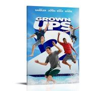GSARUWEHRH Grown Ups 2 Poster Wall Art Canvas Cover Vintage Aesthetic Poster Decorative Painting for Living Room Bed Room 16x24inch(40x60cm) Frame-style