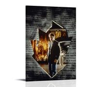 GSARUWEHRH In The Mouth of Madness Poster Wall Art Canvas Cover Vintage Aesthetic Poster Decorative Painting for Living Room Bed Room 12x18inch(30x45cm) Frame-style