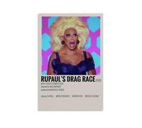 GSARUWEHRH RuPaul's Drag Race Poster Wall Art Canvas Cover Vintage Aesthetic Poster Decorative Painting for Living Room Bed Room 16x24inch(40x60cm) Unframe-style