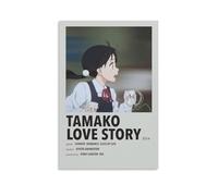 GSARUWEHRH Tamako Love Story Poster Wall Art Canvas Cover Vintage Aesthetic Poster Decorative Painting for Living Room Bed Room 08x12inch(20x30cm) Unframe-style