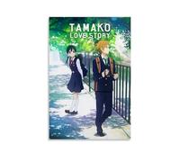 GSARUWEHRH Tamako Love Story Poster Wall Art Canvas Cover Vintage Aesthetic Poster Decorative Painting for Living Room Bed Room 20x30inch(50x75cm) Unframe-style