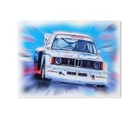 GSBRSNTS A Legend in Motorsport，Beginner-Friendly Paint-by-Number Kit,Easy Introduction to Art(30x40cm-AD47