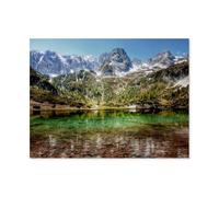 GSBRSNTS Breathtaking Alps - Mountain Lakes and Alpine Pastures，Beginner-Friendly Paint-by-Number Kit,Easy Introduction to Art(20x30cm-AP79