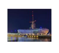 GSBRSNTS Bremerhaven,Beginner-Friendly Paint-by-Number Kit,Easy Introduction to Art(50x60cm-Z57