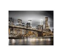 GSBRSNTS DIY 5D Diamond Painting Kits，New York Skyline，Diamond Painting for Beginner Adults Rhinestone Numbered Diamond Arts Home Wall Decor(30 x 40 cm/11.81 x 15.74 inches)-C90