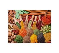 GSBRSNTS DIY Paint by Numbers for Adults Canvas，Spices and Herbs，DIY Oil Painting, Pictures Drawing Paintwork with Paintbrushes Decoration Gift(40x50cm-A27