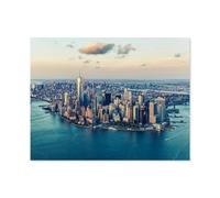 GSBRSNTS Full Diamond 5D DIY Diamond Painting，New York，3D Diamond Embroidery Cross Stitch Mosaic Needle Works(50 x 60 cm/19.68 x 23.62 inches)-A75