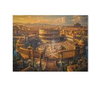 GSBRSNTS Paint by Numbers for Adults and Beginner,in The Shadow of The Colosseum,Painting by Number Kits On Canvas,DIY Color Oil Painting Acrylic Paints,Home Wall Decor(30x40cm-AA16