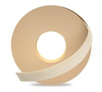 GSCIT Club Oak Edge Banding, 13/16 inch x 50ft roll of Veneer Edge Banding -Pre-glued Flexible, Real Wood Tape Banding for Cabinet Repair Furniture Restoration