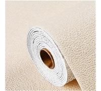 GSCLZ 3D Wall Foam Self-Adhesive PVC Solid Color Thickened Waterproof Background Linen Wallpaper Stickers Home Decor(Diatom Yellow,1000cmx50cm)