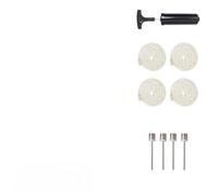 GSCLZ Boat Fenders 4pcs, Bumpers For Boats Up To 35ft, Docking Protection With With Ropes Needles And Pump, Ideal For Pontoon(Blue)