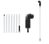 GSCLZ Gutter Cleaner Roof Gutter Cleaner Retractable Brush Tool For Gutter Curved Design Gutter Cleaning Tools For Dust Debris Leaves And Branches For Cleaning Gutter(228cm)