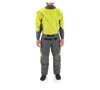GSCLZ Latex Collar and Cuffs, Diving Surfing Rafting 3-layer Waterproof Fabric Breathable Kayak Dry Suit For Paddling, Fishing, Boating, Canoeing(Yellow,XXL)
