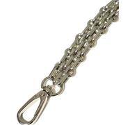 GSCLZ Metal Chain Replacement Shoulder Bag Strap For Handbag DIY Purse(Silver,130.0cm)