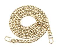 GSCLZ Purse Chain Strap Handbag Chains With Metal Buckles For Wallet Purse Bags Replacement Strap(Light Gold,40cm)