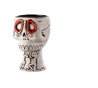 GSCLZ Skull Ceramic Tiki Cup Pirates Caribbean Hawaiian Cocktail Mug Cups Totem Mugs Bar Glass(Color1)
