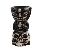 GSCLZ Skull Ceramic Tiki Cup Pirates Caribbean Hawaiian Cocktail Mug Cups Totem Mugs Bar Glass(Color7)
