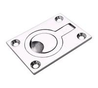 GSCLZ sturdy Stainless Steel Marine Boat Yacht Deck Hatch Flush Pull Lift Locker Handle Ring Door Knobs Handles