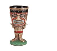 GSCLZ Tiki Mug Ceramic Hawaiian Cocktail Party, Zombie Skull, Large Wine Set, Exotic, Tropical, Handmade(Funny Ape Cup)