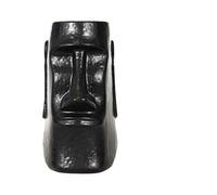 GSCLZ Tiki Mug Ceramic Hawaiian Cocktail Party, Zombie Skull, Large Wine Set, Exotic, Tropical, Handmade(Statue - Black)