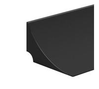GSCLZ Wet Room Floor Barrier Silicone Water Barrier Bathroom Kitchen Floor Retaining Waterproof Barrier Bendable Countertop Waterstop Strip(Black 100cm)