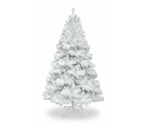 GSD Colorado Chrtistmas Xmas Tree - Green, Grey, Black, White, Frosted or Flocked (150cm (5ft), White)