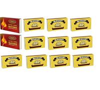 GSD Extra Long Macthes 2pk | Ship Safety Small Matches Box for Cooking, Candels, BBQ and Camping 10Pk