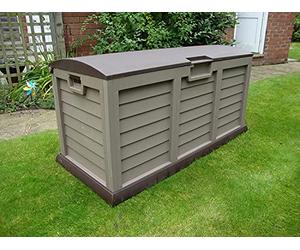 GSD Starplast Waterproof Plastic Garden Storage Box 440 Litres XL Size Assembled In Minutes