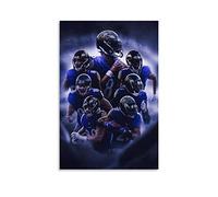 GSDGH Football Player Baltimore Ravens Sports Poster Poster Decorative Painting Canvas Wall Art Living Room Posters Bedroom Painting 16x24inch(40x60cm)