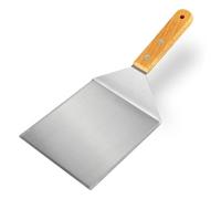 GSDGV Stainless Steel Griddle Grill Spatula, Extra Wide with Beveled Edges, Multi-functional for Grilling BBQ Flat Top Grill