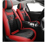 GSDOMJ Car Seat Covers Fit For BMW 3 Series F30 Sedan 2012 2013 2014 2015 2016 2017 2018 2019 leather front and rear seat covers protect the interior，Black and red