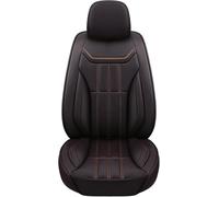 GSDOMJ Car Seat Covers Fit For Fiat Panda 4×4 / Panda Van/Panda Sport/Panda 100HP / Panda Cross/Panda Climbing Genuine leather waterproof and breathable 5-seat seat cover auto parts,Coffe