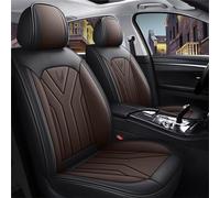 GSDOMJ Car Seat Covers Fit For Hyundai Tucson 2021-2023 Leather Front and Rear Seat Protector seat cover，Black coffee