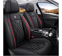 GSDOMJ Car Seat Covers Fit For Land Rover Evoque Discovery Sport Range Rover Velar Discovery 3/4/5 Freelander Genuine leather waterproof and breathable 5-seat seat cover auto parts，Black red