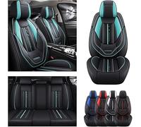 GSDOMJ Car Seat Covers Fit For Saab 9-7X, 9-5, 9-3, 9-3X, 9-4X, Hummer HX H2, H1, H3 Universal Car Accessories Parts,black green