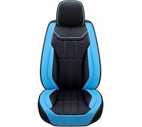 GSDOMJ Car Seat Covers Fit For Vauxhall Zafira Astra Agila Combo Ampera Karl Crossland GT X Mokka Mokka-e Adam Genuine leather waterproof and breathable 5-seat seat cover auto parts,Black blue
