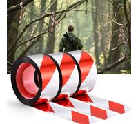 GSDOTZAP 3PCS Hunting Trail Marking Tapes, 0.96" x 164FT Reflective Ribbons for Hunting Tree, Non Adhesive Surveyors Flagging Tape for Hunting, Tree Marking, Boundaries, and Hazardous Areas