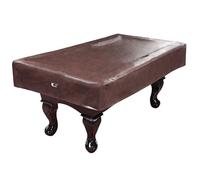 GSE Games & Sports Expert Billiard Pool Table Covers, 7'/8'/9' Heavy Duty Leatherette Pool Table Covers, Waterproof & Tearproof Cover for Pool Table (Several Colors Available, Brown - 7ft)