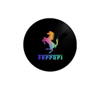 GSEFTY 2 Pcs Car Cup Coasters for Ferrari LaFerrari Aperta 2016-2018, Holder Coaster Pad Liner Embedded Holder Mats Vehicle Drink Mat Cup Tray Cushion,B