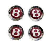 GSEFTY 4pcs Car Hub Centre Caps for Bentley Flying Spur/GT/Continental/Mulsanne, Hub Caps Wheel Center Cover Wheel Hub Covers Wheel Centre Caps Hub Center Cover,B