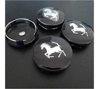 GSEFTY 4pcs Car Hub Centre Caps for Ferrari Mustang 60 mm, Hub Caps Wheel Center Cover Wheel Hub Covers Wheel Centre Caps Hub Center Cover