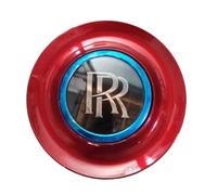 GSEFTY 4pcs Car Hub Centre Caps for Rolls-Royce Phantom/Cullinan, Hub Caps Wheel Center Cover Wheel Hub Covers Wheel Centre Caps Hub Center Cover,F