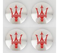 GSEFTY 4Pcs Hub Centre Caps for Maserati Royale Sebring Shamal Spyder MC12, Hub Caps Replacement, Waterproof DustProof Wheel Decoration Cover, Stable Car Wheel Center Hub Caps,A-56MM