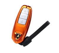 GSEFTY Car Key Chain Clip for Lamborghini Urus 2021, Keychain Key Fob Keychain, Key Chain Rings for Car Keys, Multifunctional Keychain Ring Holder for Men Woman,C-Orange