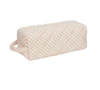 GSenhui Cute Airwrap Travel Case Hair Tools Travel Bag for Dyson Shark Flexstyle Carrying Case (Checkered Beige)