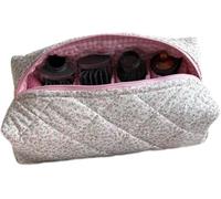 GSenhui Cute Airwrap Travel Case Hair Tools Travel Bag for Dyson Shark Flexstyle Carrying Case (Pink Flower)