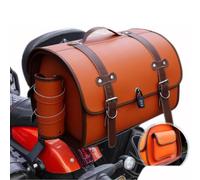 GSENIN Motorcycle Top Box for Suzuki Boulevard M109R Intruder | Motorcycle Tail Bag Retro Leather, Waterproof, Large Capacity with Password Lock for Motorcycle Scooter E-Bike